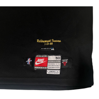 Michael Jordan Autographed Chicago Bulls Retirement Ed. Black Nike Jersey UDA