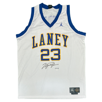 Michael Jordan Autographed Authentic Laney High School Jersey UDA LE 123
