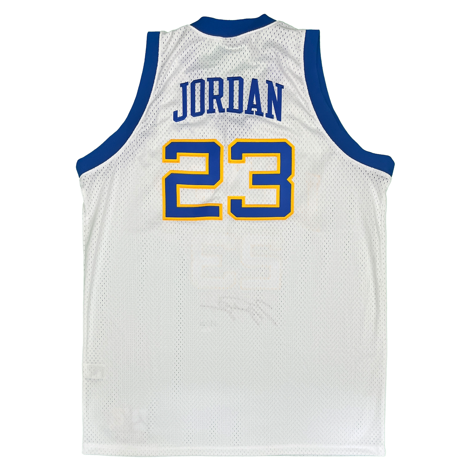 Michael Jordan Autographed Authentic Laney High School Jersey UDA LE 123