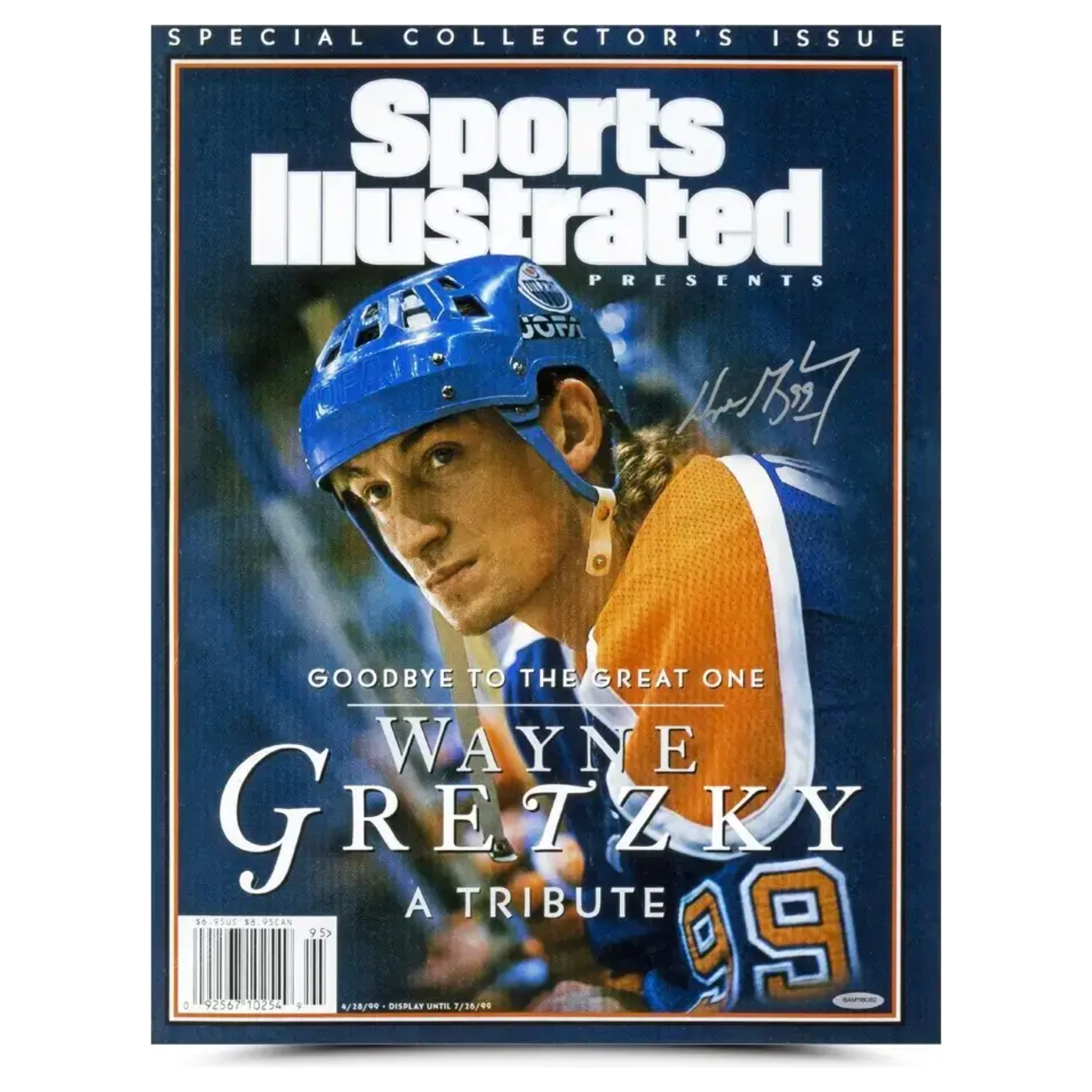 Wayne Gretzky Autographed "Sports Illustrated Tribute" 15" x 20" Cover Photo UDA