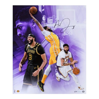 Anthony Davis Autographed Lakers "Culmination" 20" x 24" Photograph UDA LE 3/103