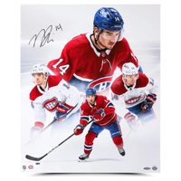 Nick Suzuki Autographed Montreal Canadiens 20" x 24" Photo Collage UDA