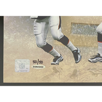 John Elway Autographed "Art of the Pass" 36" x 15" Photo UDA LE 50/50