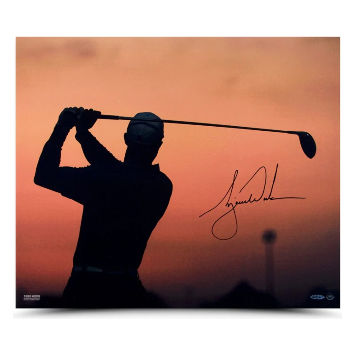 Tiger Woods Autographed "Sunrise" 20" x 24" Photograph UDA