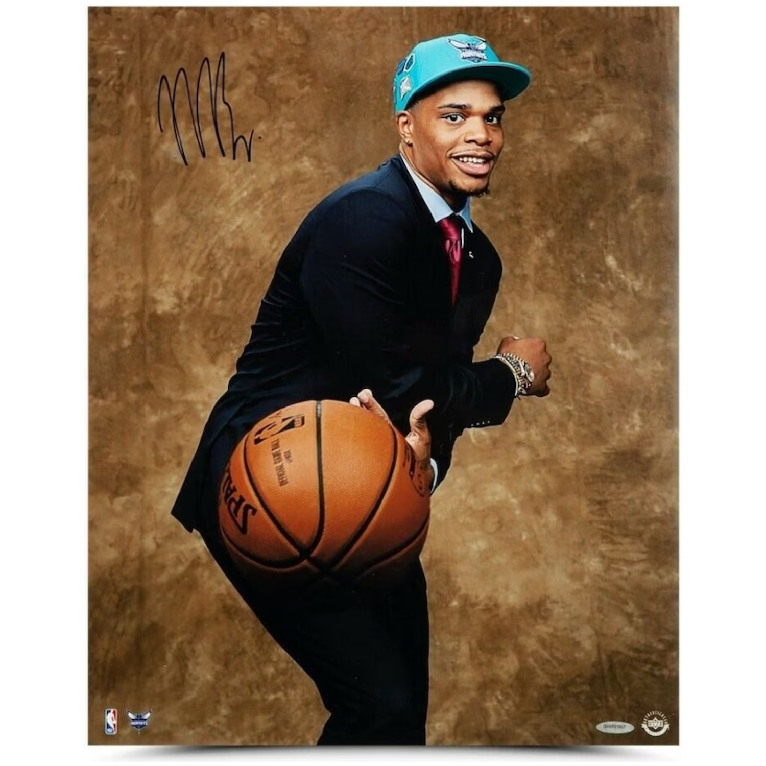 Miles Bridges Autographed Charlotte Hornets "Top Pick" 16" x 20" Photograph UDA