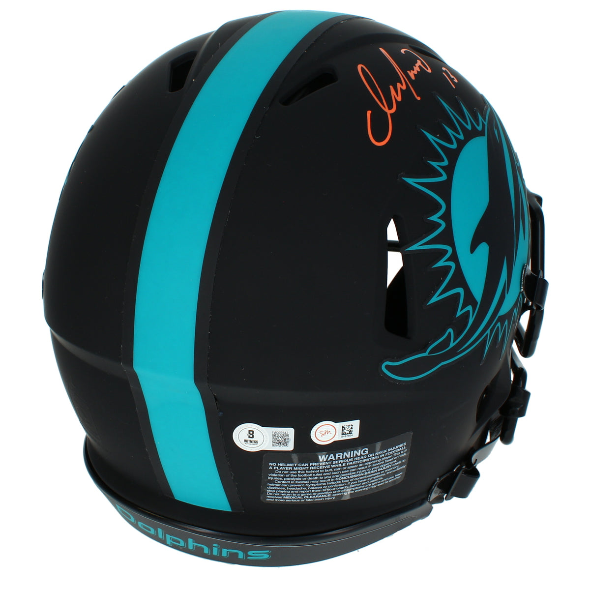 Dan Marino Autographed/Inscribed "Forever A Dolphin" Miami Dolphins Eclipse Speed Authentic Helmet Beckett