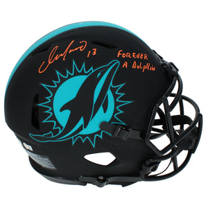 Dan Marino Autographed/Inscribed "Forever A Dolphin" Miami Dolphins Eclipse Speed Authentic Helmet Beckett