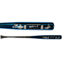 Will Smith Autographed/Multi-Inscribed Los Angeles Dodgers Back to Back World Series Champions Chrome Logo Bat LE 5/5 Fanatics