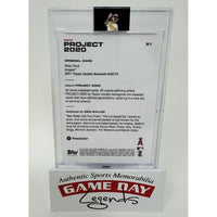 Mike Trout Los Angeles Angels Topps Ben Baller Autograph Edition Project 2020 Trading Card