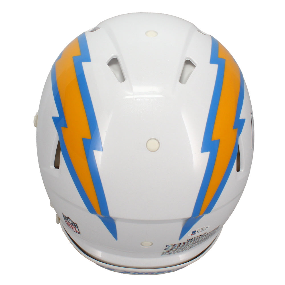 Justin Herbert Autographed Los Angeles Chargers Speed Authentic Helmet Beckett