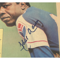 Hank Aaron Autographed Braves 7/29/72 The Sporting News Framed Magazine PSA/DNA