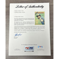 Hank Aaron Autographed Braves 7/29/72 The Sporting News Framed Magazine PSA/DNA