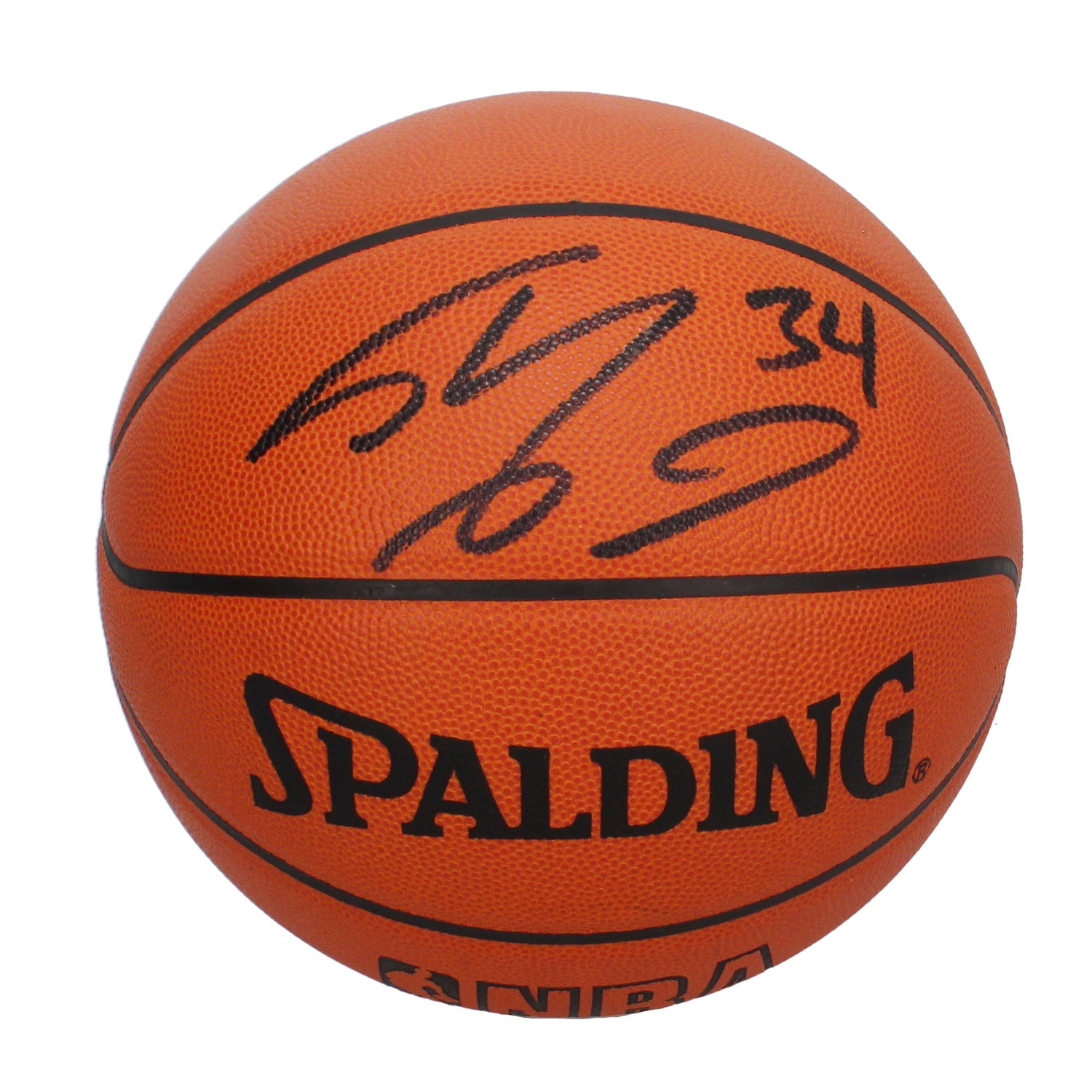 Shaquille O'Neal Autographed Los Angeles Lakers Spalding Authentic Game Basketball Beckett