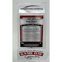 Mike Trout Los Angeles Angels 2010 Bowman Platinum Prospects #PP5 BCCG Mint 10