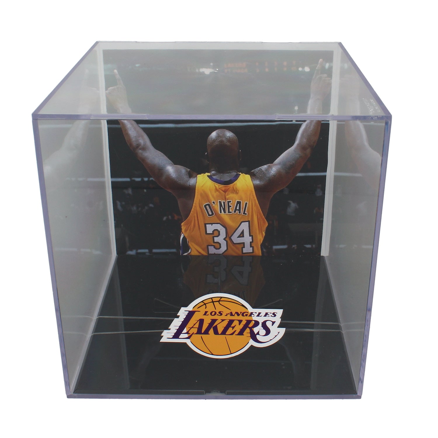 Shaquille O'Neal Autographed Los Angeles Lakers Spalding Basketball w/ Case Beckett
