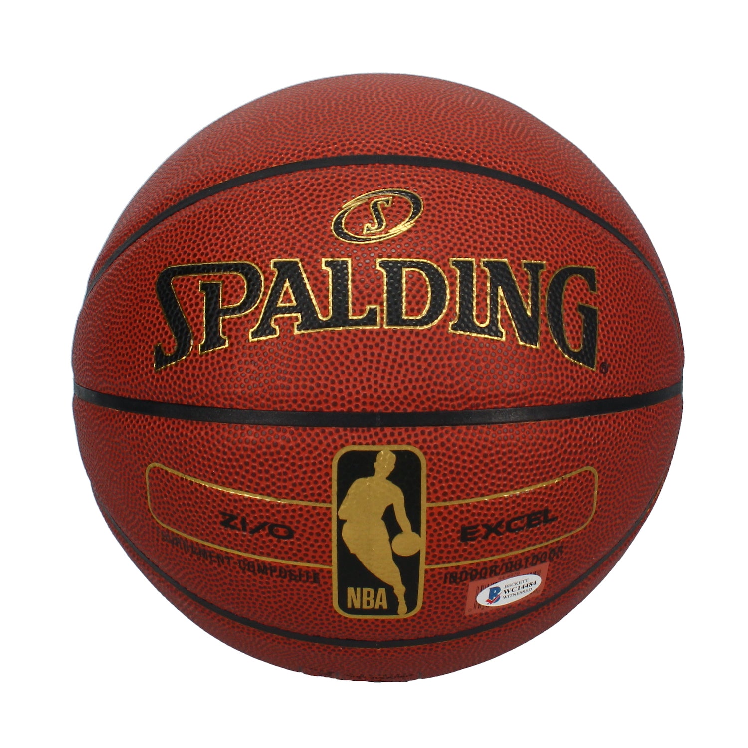 Shaquille O'Neal Autographed Los Angeles Lakers Spalding Basketball w/ Case Beckett