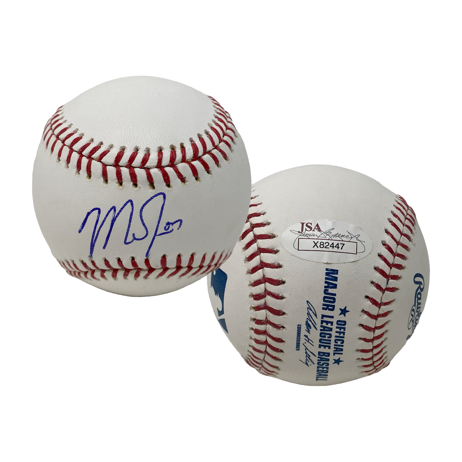 Mike Trout Autographed Los Angeles Angels Official MLB Baseball JSA