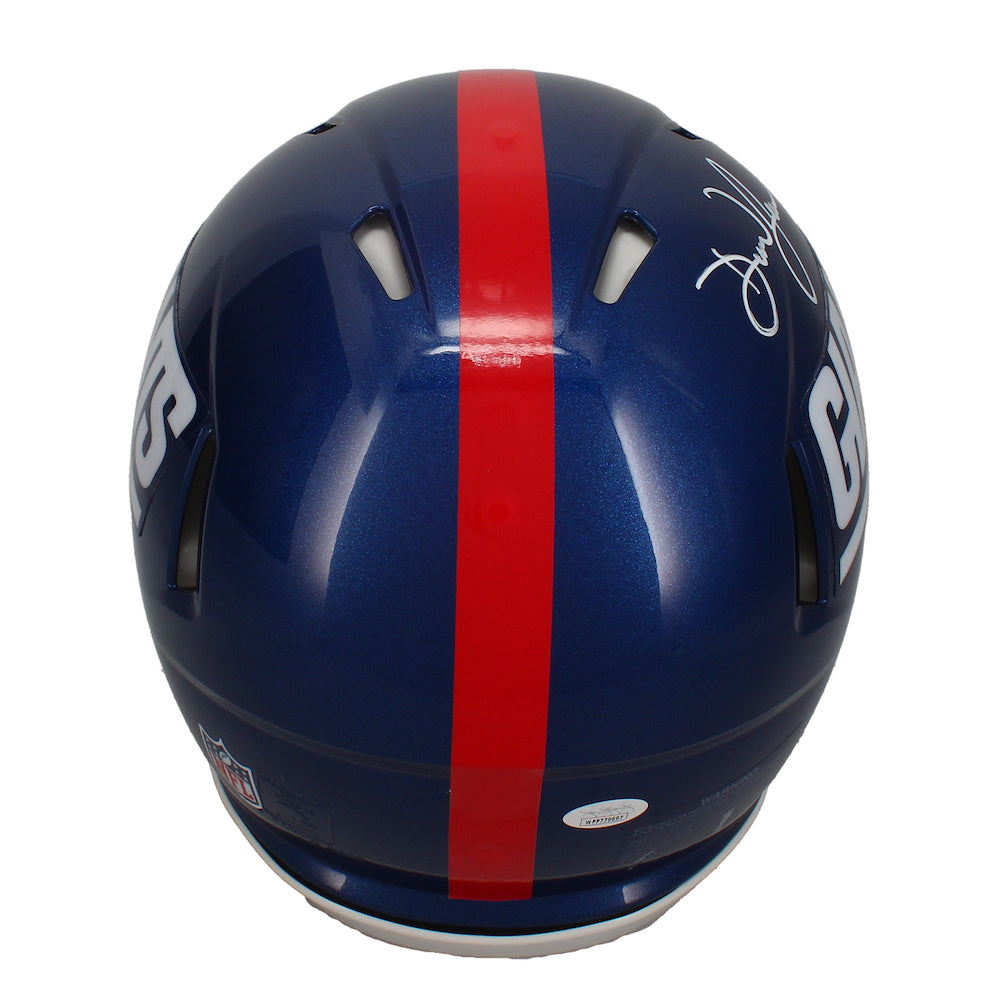 Daniel Jones Autographed New York Giants Authentic Speed Helmet JSA