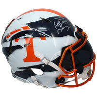 Peyton Manning Autographed Broncos / Volunteers ECC Ripped Speed Helmet Fanatics