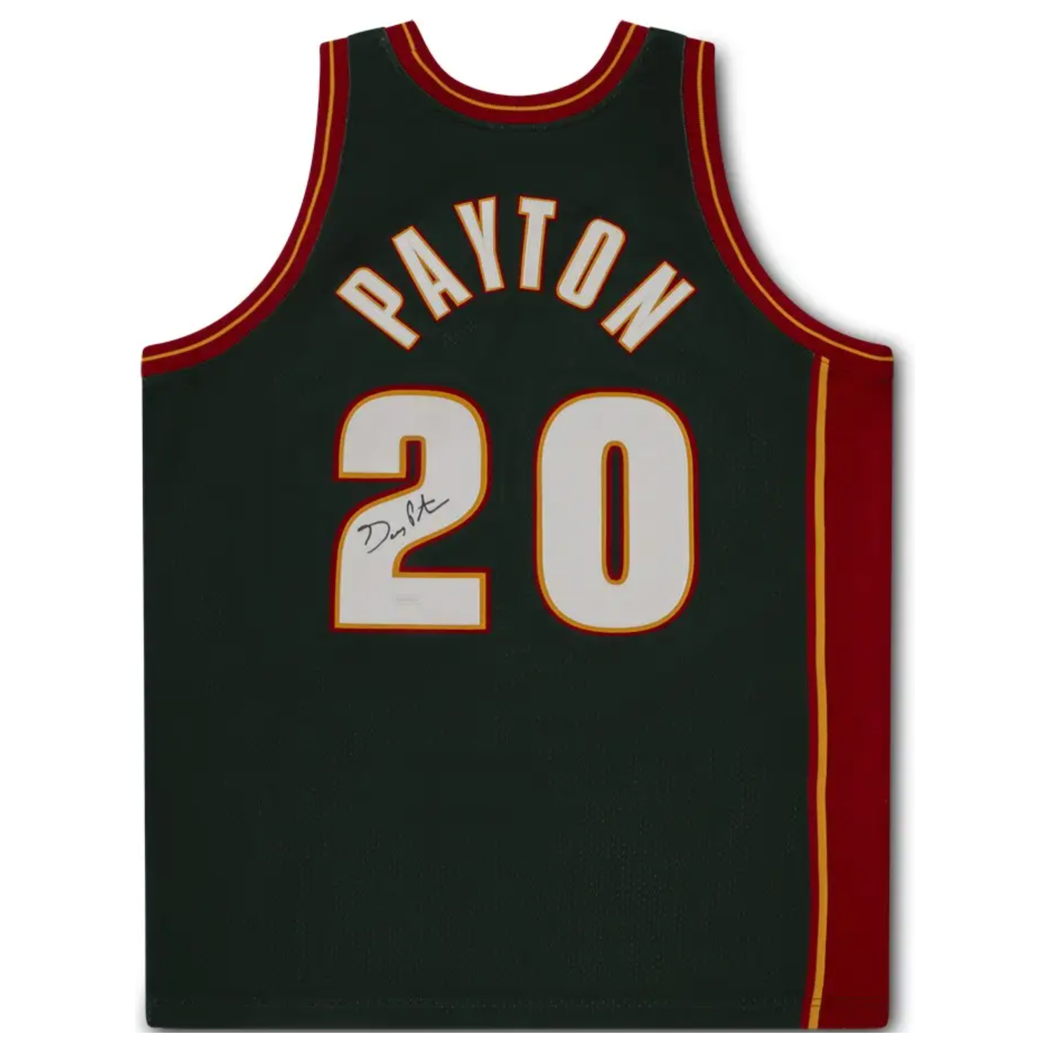 Gary Payton Autographed Seattle Supersonics Authentic M&N Jersey UDA