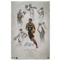 Keldon Johnson Autographed Spurs "On The Rise" 16" x 24" Photograph UDA