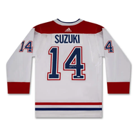 Nick Suzuki Autographed Montreal Canadiens Authentic White Jersey UDA