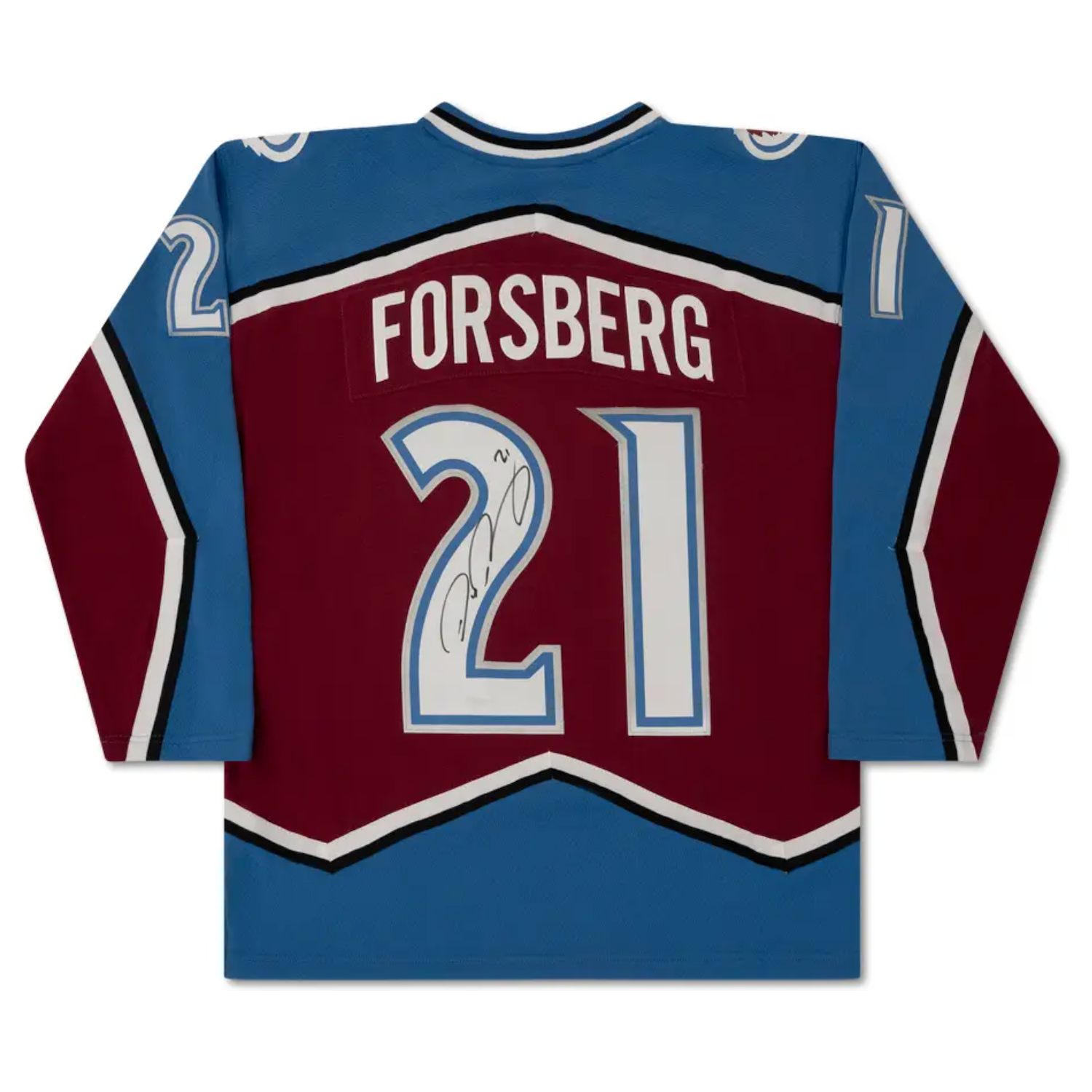 Peter Forsberg Autographed Colorado Avalanche Authentic M&N Jersey UDA