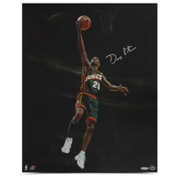 Gary Payton Autographed "Payton on the Breakaway" 16" x 20" Photo UDA