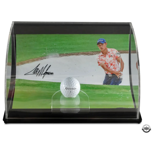 Collin Morikawa Autographed "On The Green" 8" x 10" Curve Display UDA