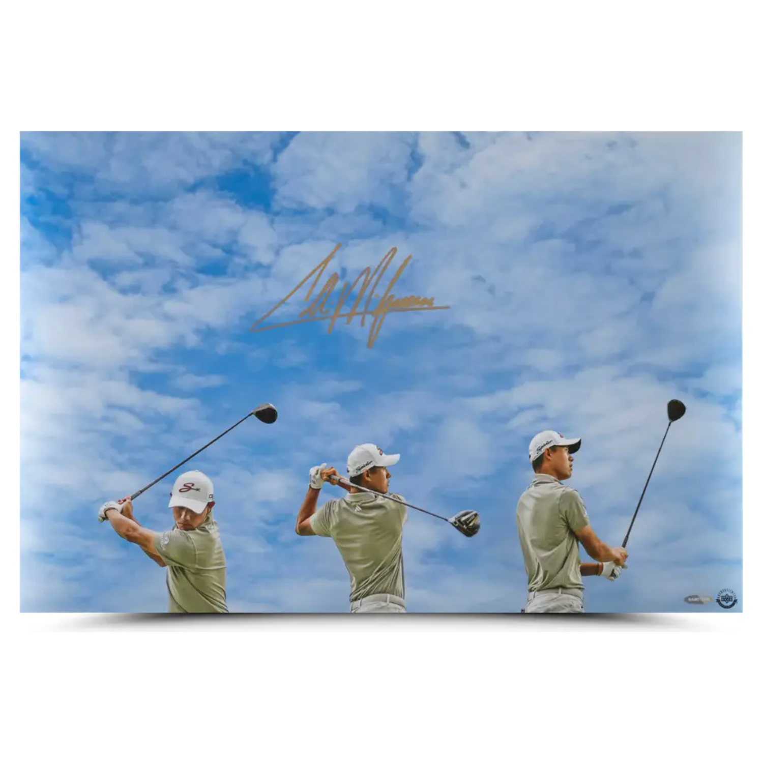 Collin Morikawa Autographed "Morikawa In Motion" 16" x 24' Photograph UDA