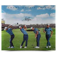 Collin Morikawa Autographed "Championship Swing" 20" x 24' Photograph UDA