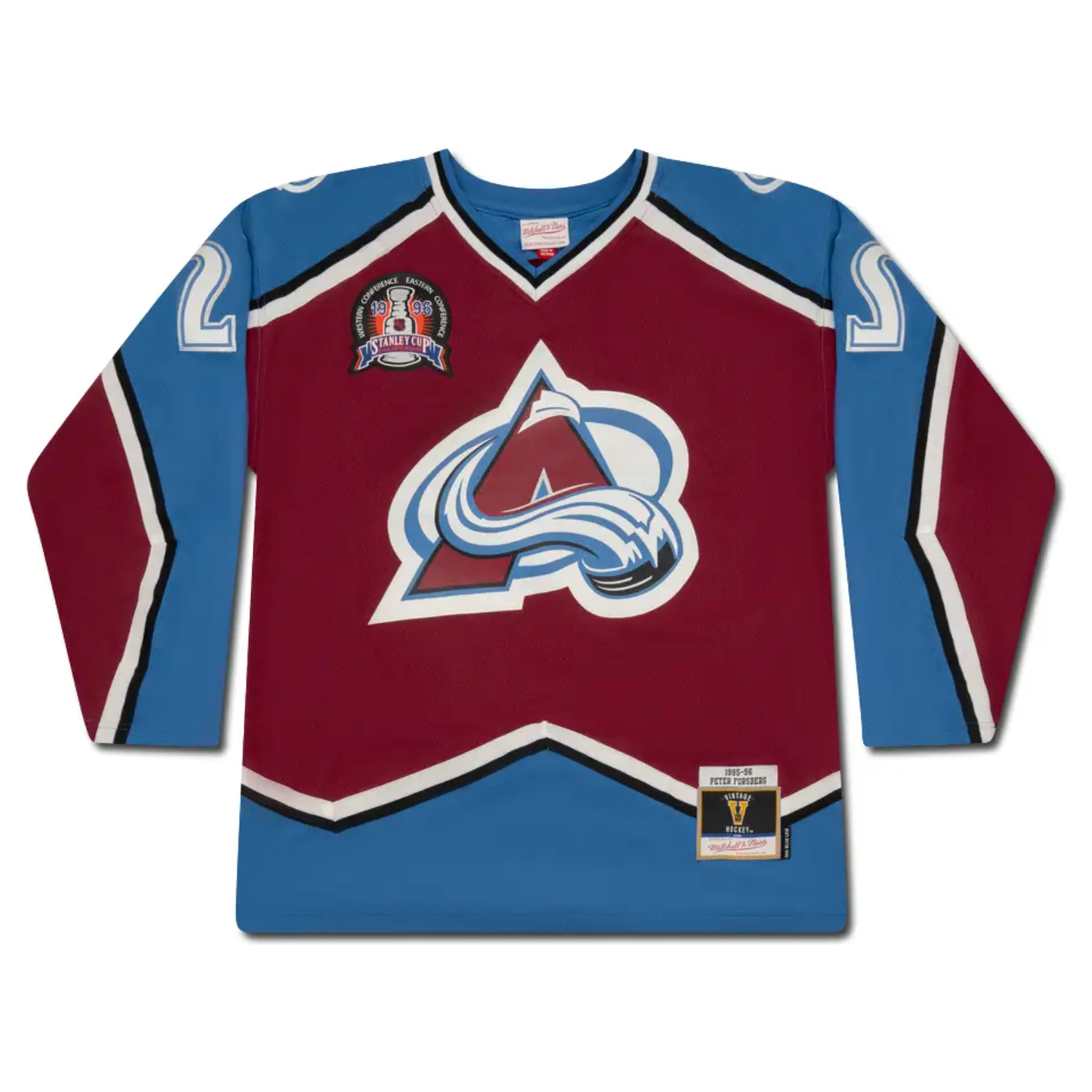 Peter Forsberg Autographed "855 Career Points" Colorado Avalanche M&N Jersey UDA LE 85