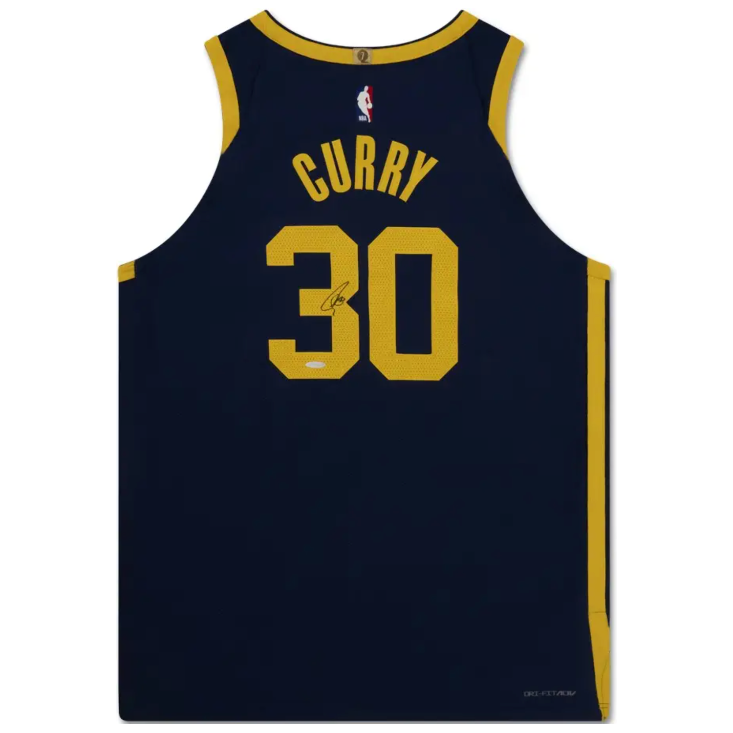 Stephen Curry Autographed Golden State Warriors Authentic Statement Ed. Jersey UDA