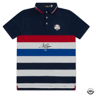 Collin Morikawa Autographed USA 2023 Ryder Cup Thursday Polo Shirt UDA