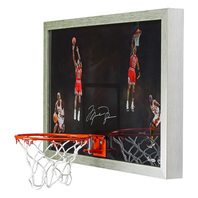Michael Jordan Autographed "Winning" Framed Backboard Display UDA LE 123