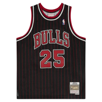 Steve Kerr Autographed Chicago Bulls "Three Peat 96, 97, 98" Pinstripe Jersey UDA LE 25
