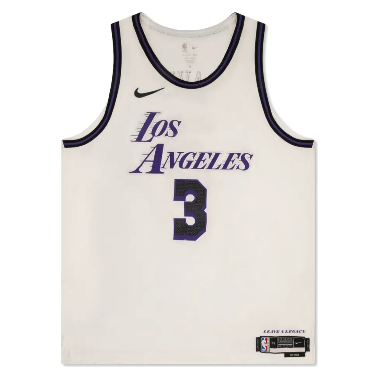 Anthony Davis Autographed 2022-23 Los Angeles Lakers City Edition Authentic Nike Jersey UDA
