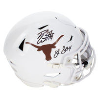 Roy Williams/Limas Sweed Autographed Texas Longhorns Speedflex Midi Helmet GTSM Witnessed