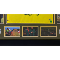 Phil Mickelson Autographed Masters Flag Custom 37" x 28" Framed Display w/ Photos Beckett