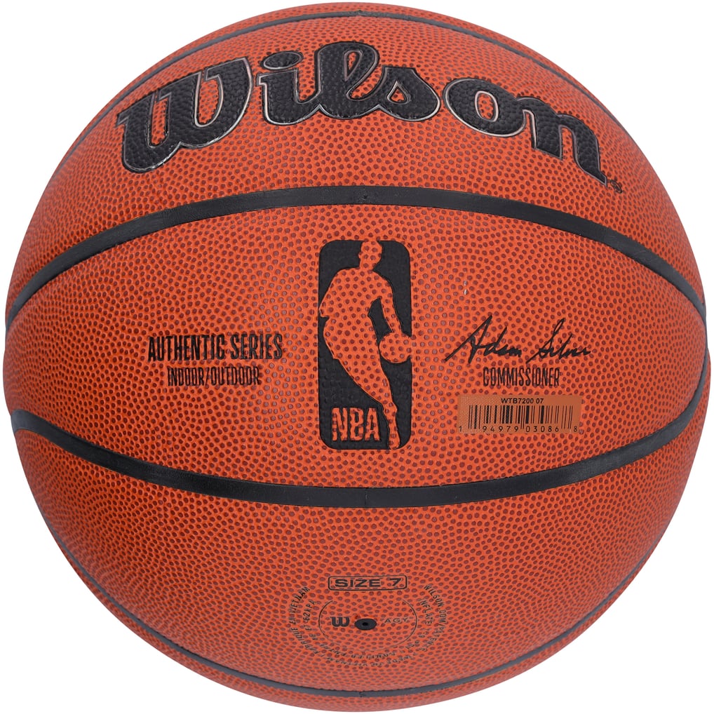 Reed Sheppard Autographed Wilson Authentic Series NBA Indoor/Outdoor Basketball Fanatics