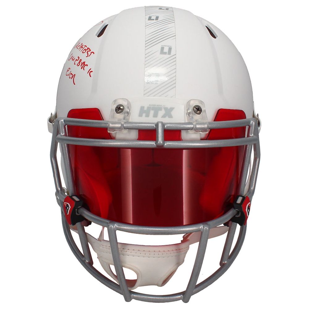 Tom Brady Autographed New England Patriots "Greatest Comeback Ever" Authentic Helmet Fanatics LE 8/12