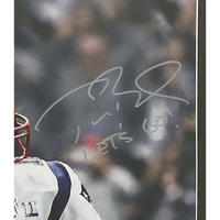 Tom Brady Autographed "Let's Go!" Patriots  26" x 30" Framed 20" x 24" Photo Fanatics