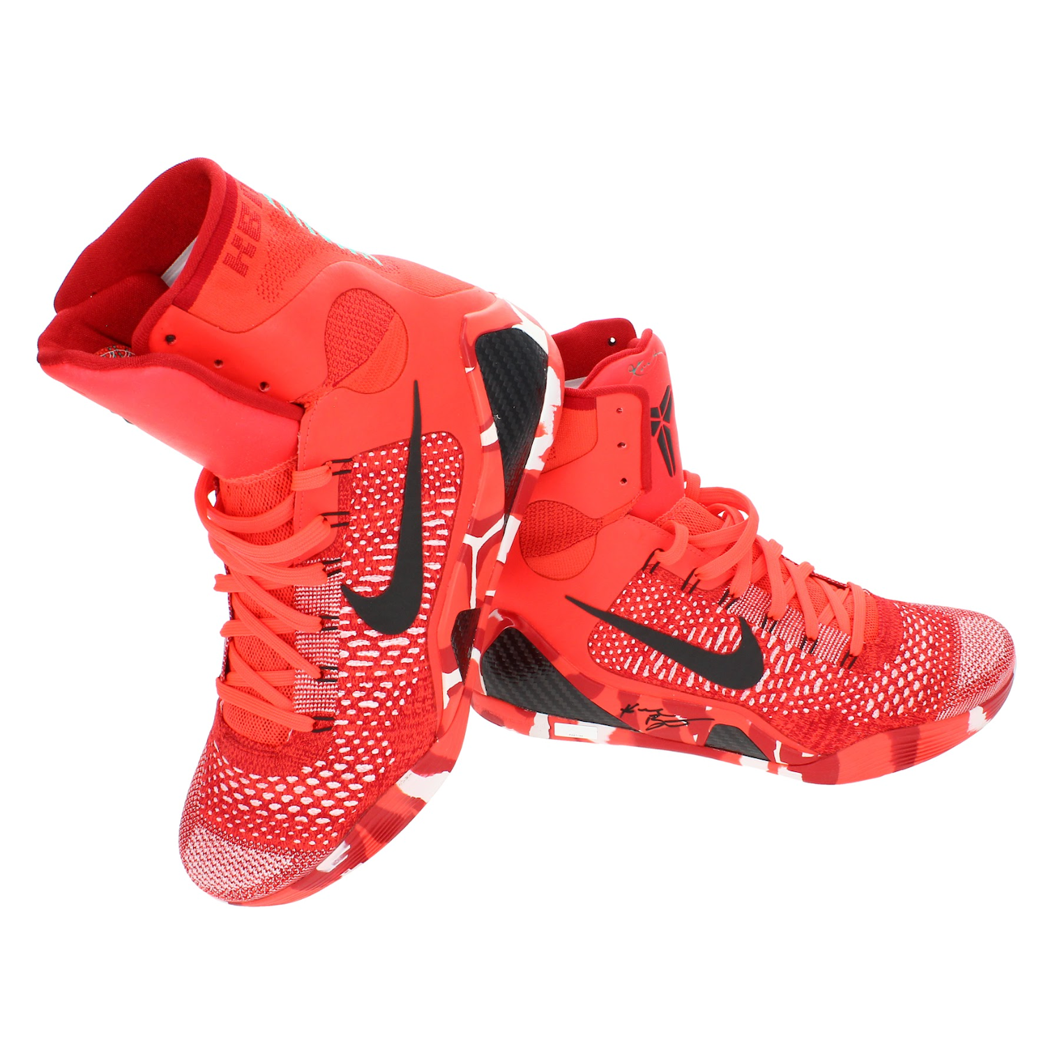 Kobe Bryant Autographed Nike Elite IX "Christmas Day 2024" Shoes Panini