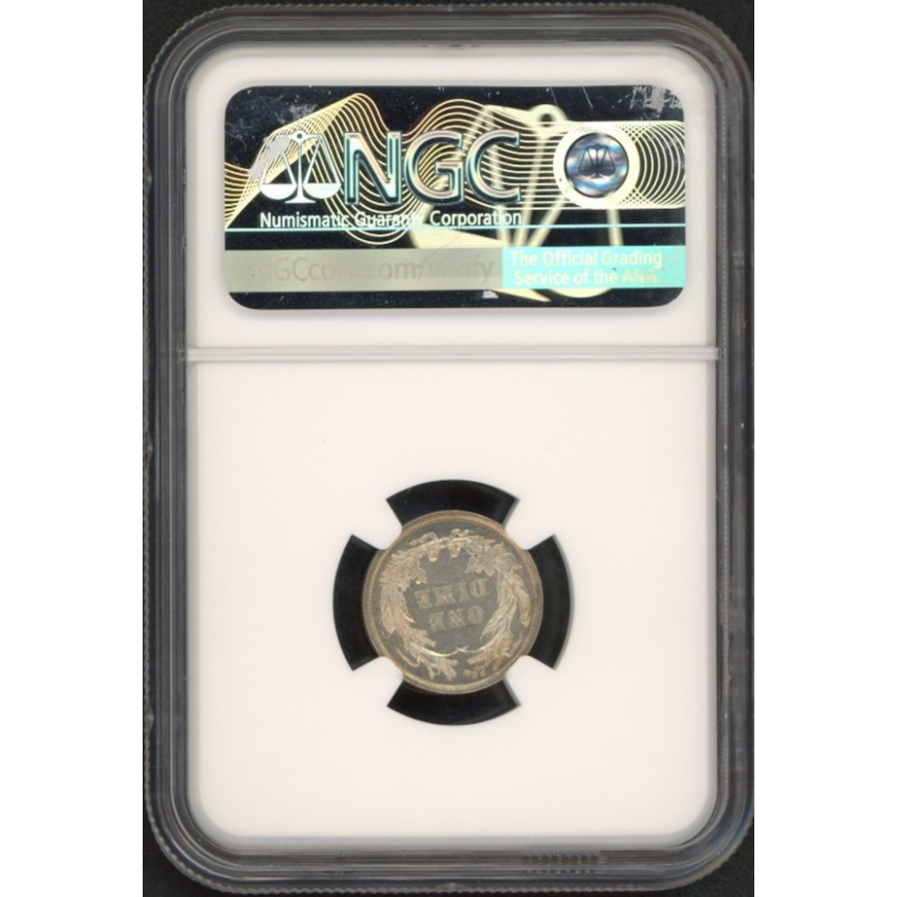 1893 Barber Dime (NGC MS 62 PL) - Collector's Coin