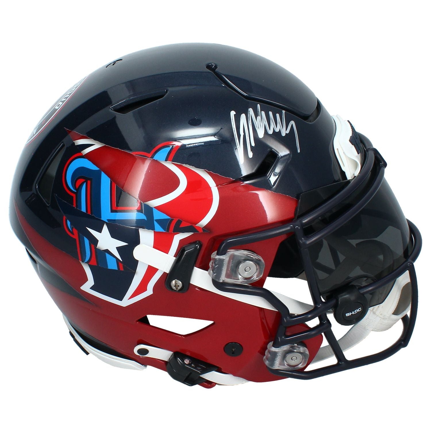 C.J. Stroud Autographed Texans FSM 'H-Town' Ripped SpeedFlex Helmet Fanatics