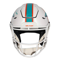 Jaylen Waddle Autographed Miami Dolphins "Go Fins" Authentic Speed Flex Helmet Fanatics LE 1/17