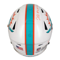 Jaylen Waddle Autographed Miami Dolphins "Go Fins" Authentic Speed Flex Helmet Fanatics LE 1/17