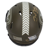 Joe Montana / Jerry Rice Autographed 49ers STS Mini Helmet Fanatics LE 16/24