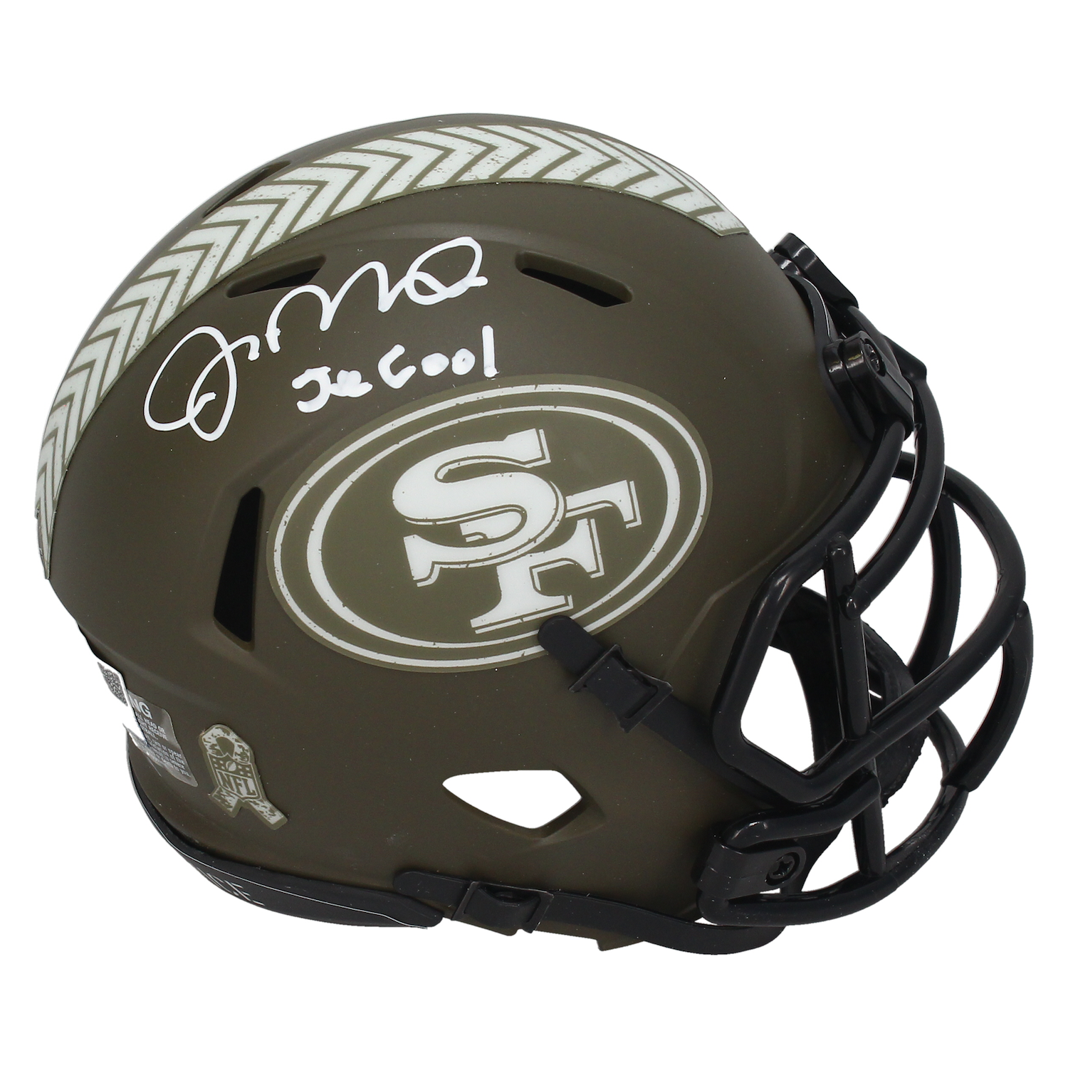 Joe Montana Autographed "Joe Cool" 49ers STS Mini Helmet Fanatics LE 1/24