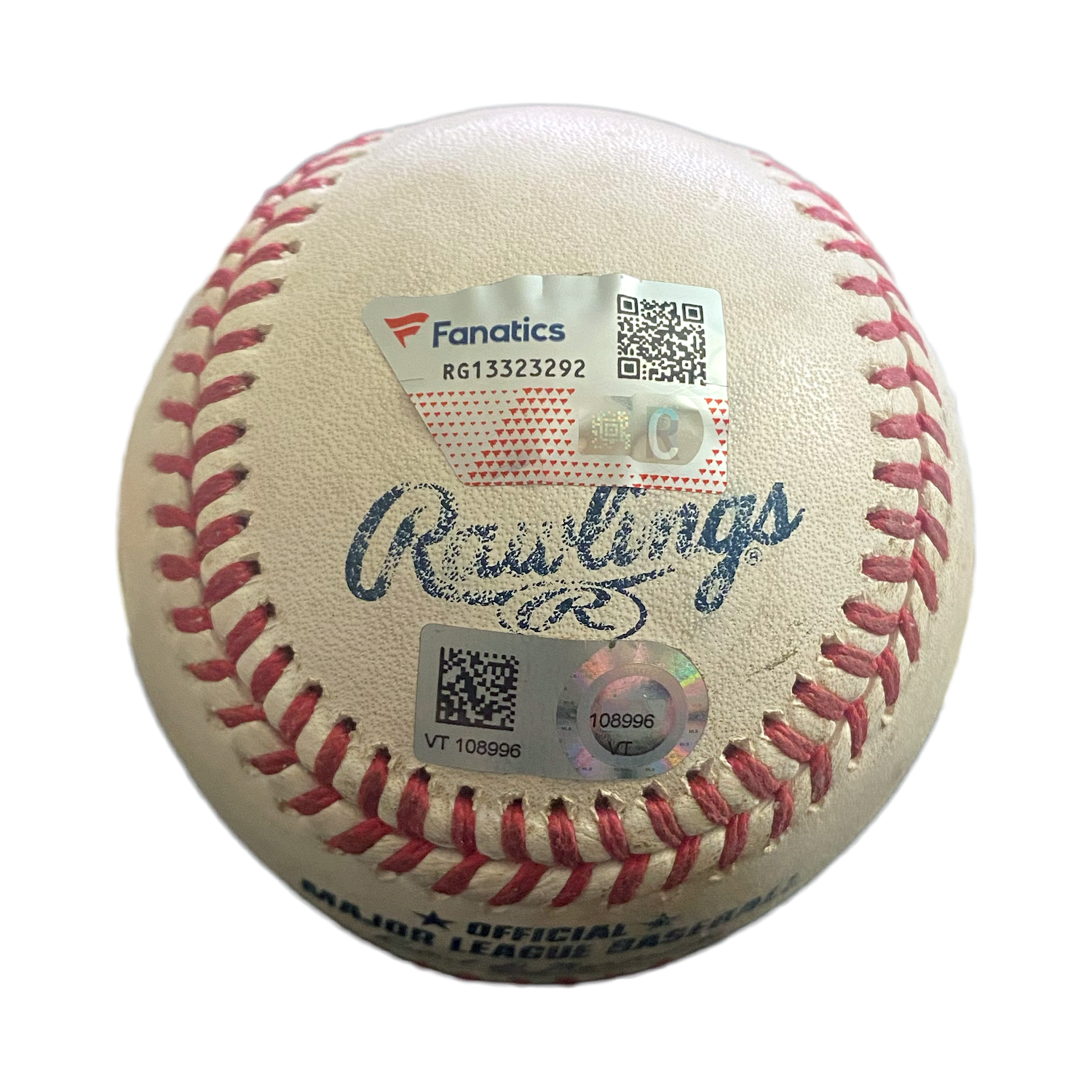 Aaron Judge Autographed NY Yankees vs. Royals Game Used (7/29/22) Baseball Fanatics